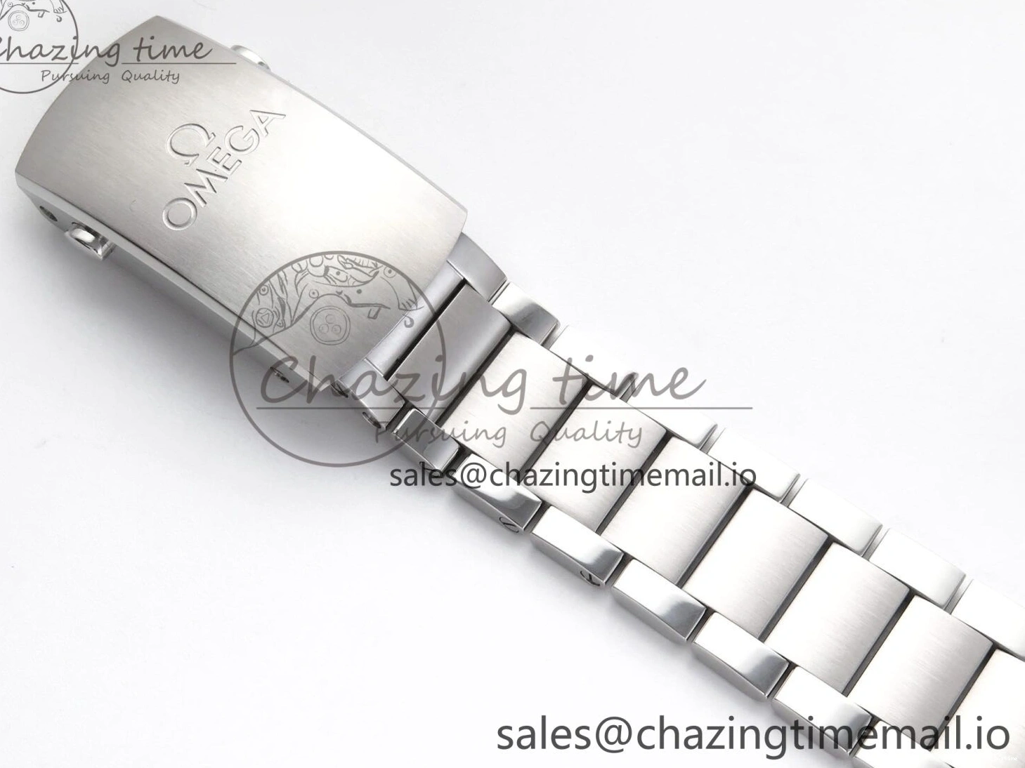 0209 Elegant Seamaster 300 Heritage SS VSF 1:1 Best Edition Blue Dial on SS Bracelet A 7701